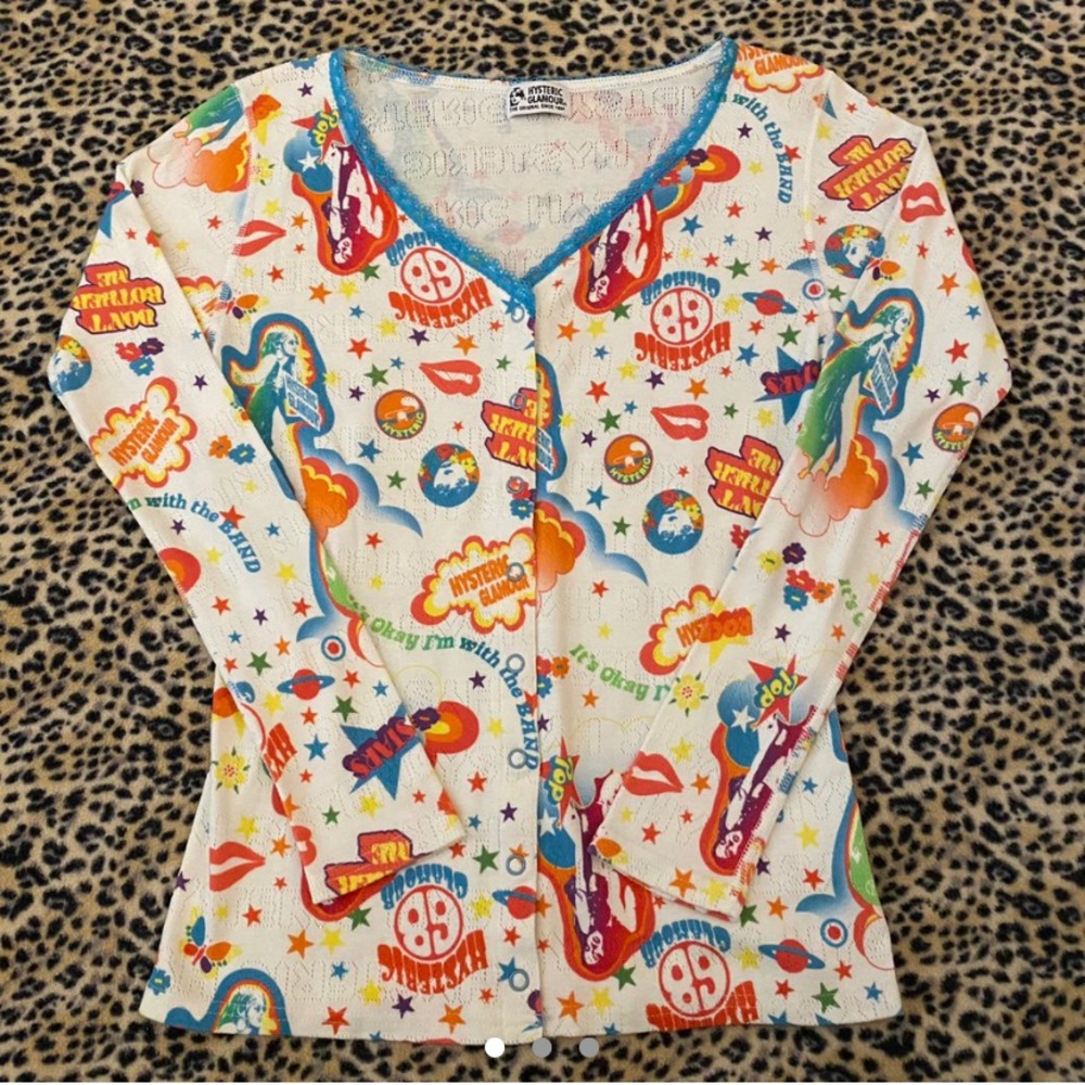 Colorful Hysteric Glamour Cardigan Blouse